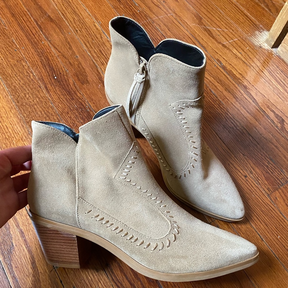 NEVER WORN REBECCA MINKOFF BOOTIES